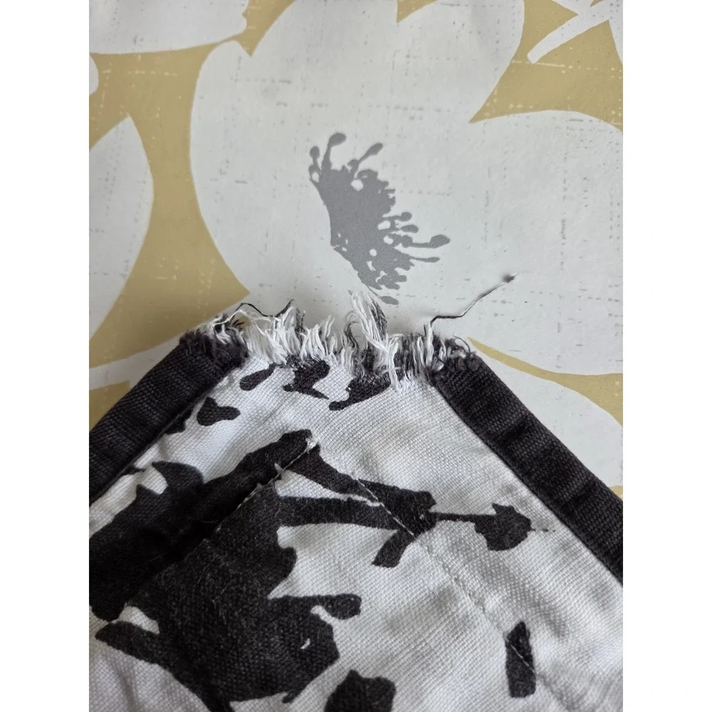 Ralph Lauren Annelise Paisley King Duvet Cover *tear Bottom Corner miss 2 Button